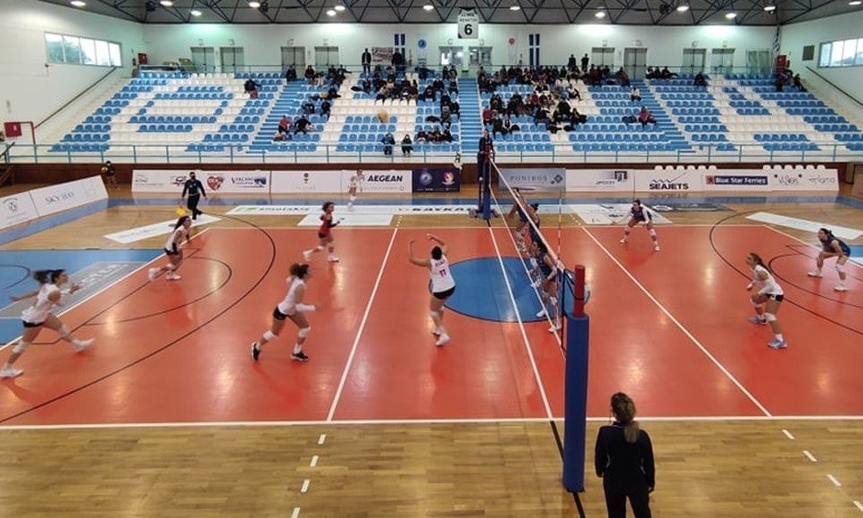 Volley League Γυναικών: Εύκολο «τρίποντο» ο ΑΟ Θήρας με 3-0 σετ επί του Αίαντα Ευόσμου