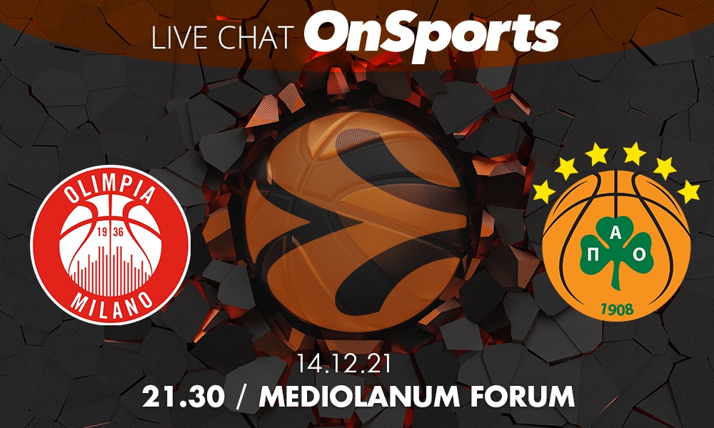 Live Chat Αρμάνι Μιλάνο - Παναθηναϊκός ΟΠΑΠ