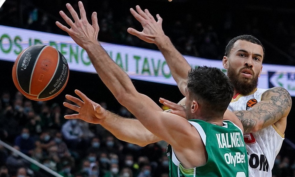 Ζαλγκίρις Κάουνας-Μονακό 98-107: Με την «αύρα» Ομπράντοβιτς και «όργια» Τζέιμς πήρε το «θρίλερ»