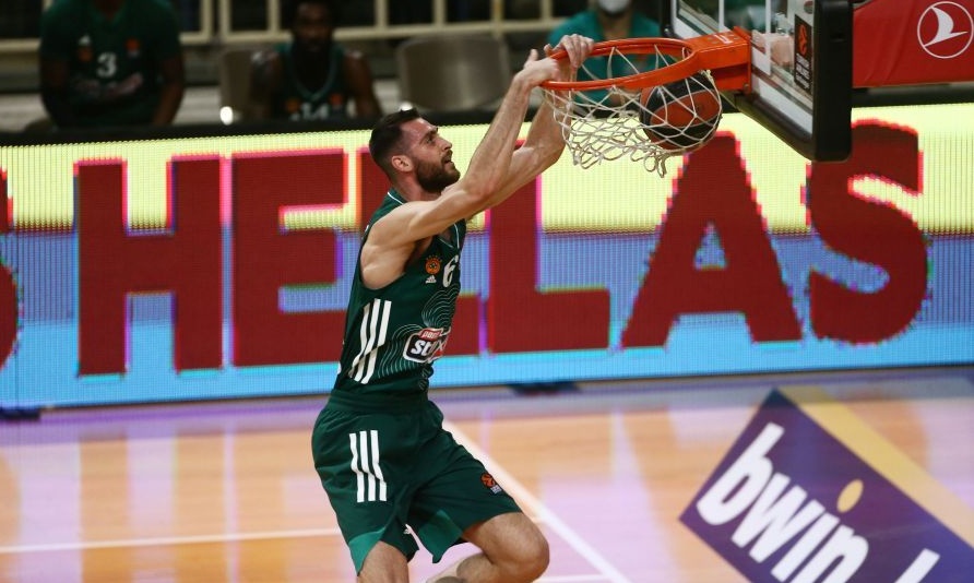 Παναθηναϊκός ΟΠΑΠ-Μπαρτσελόνα: «Έσπασε» την μπασκέτα ο Παπαγιάννης (video)