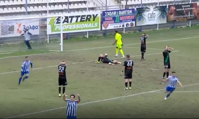 Απίθανο αυτογκόλ στην Super League 2 (video)