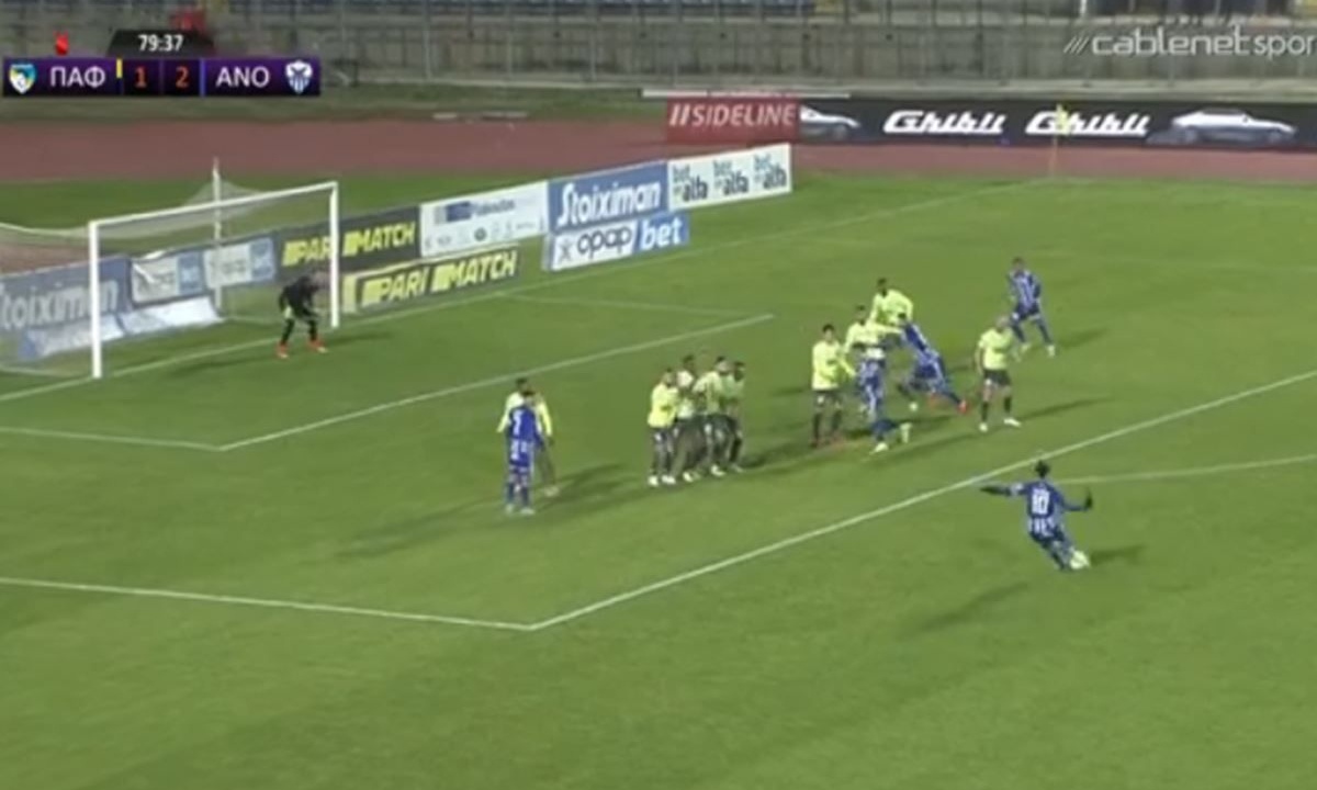 Το έκανε ξανά ο Χριστοδουλόπουλος - Σκόραρε με υπέροχο φάουλ (video)