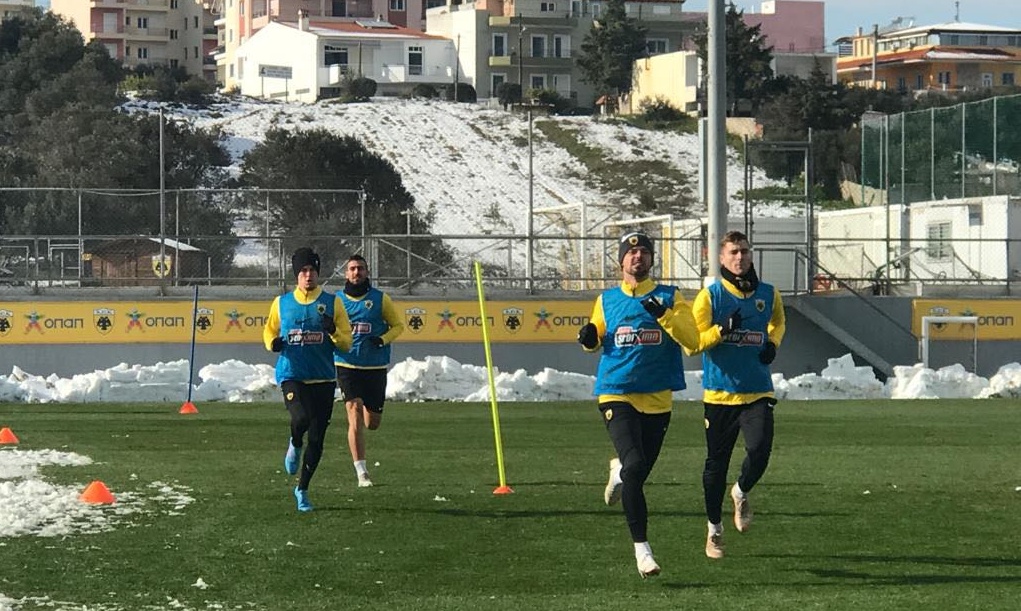 ΑΕΚ: Προπόνηση στα Σπάτα μετά από δύο μέρες
