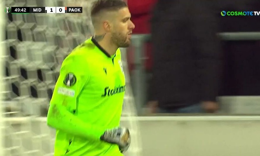 Μίντιλαντ-ΠΑΟΚ: Ο Πασχαλάκης κράτησε το 1-0 με εντυπωσιακή απόκρουση (video)