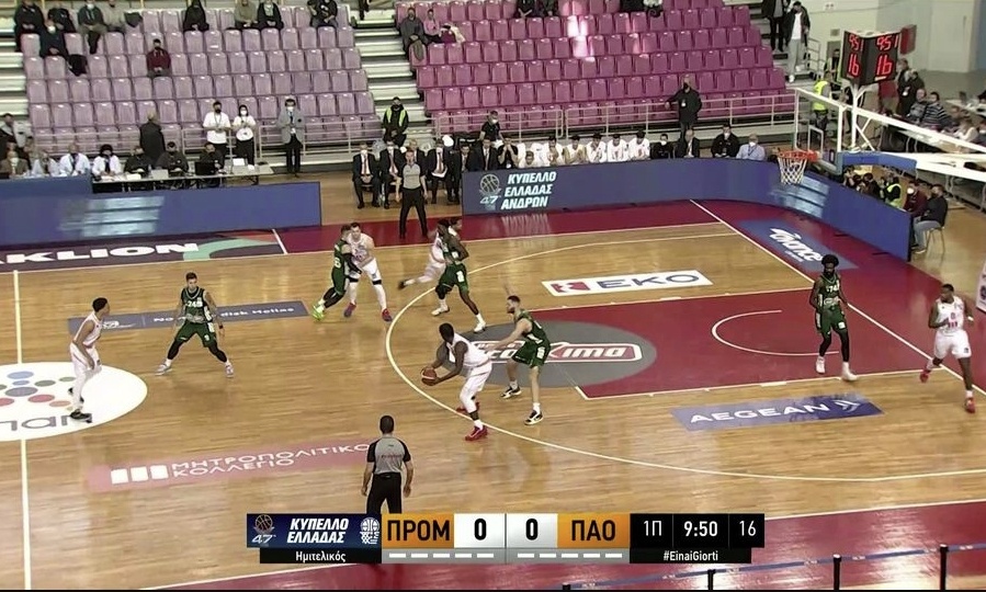 Final Four Κυπέλλου Ελλάδας 2022: Ο Χαντ σέρβιρε και ο Σίμσον άνοιξε το σκορ (video)