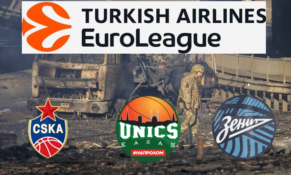 Πόλεμος στην Ουκρανία: ΑΠΟΚΑΛΥΨΗ - Εκτός Euroleague ΤΣΣΚΑ, Ζενίτ και Ούνικς!