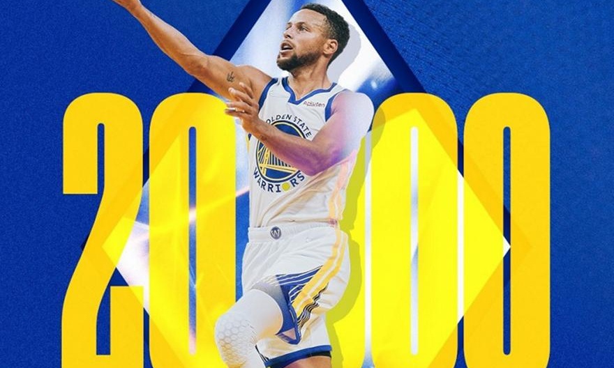 NBA: Έγραψε ιστορία ο Κάρι - Έφτασε τους 20.000 πόντους (video)