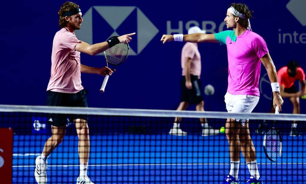 Indian Wells: «Αντίο» και στο διπλό για Τσιτσιπά και Λόπεθ (video+photos)