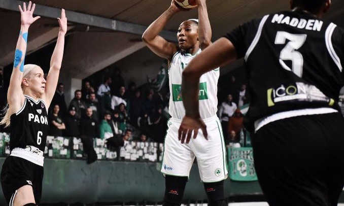 Παναθηναϊκός-ΠΑΟΚ 60-55: Επικράτησε στο «θρίλερ» με πρωταγωνίστρια την Ριντ