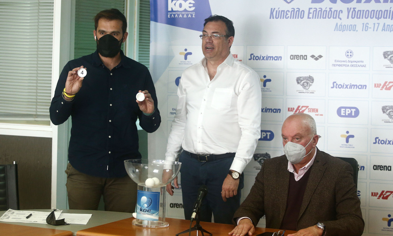 Κύπελλο Πόλο Ανδρών: Τα ζευγάρια των ημιτελικών