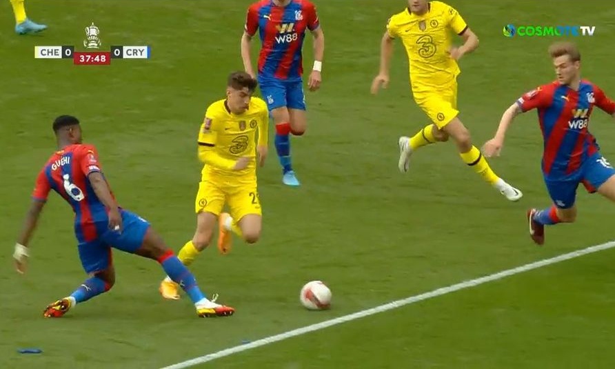 Τσέλσι-Κρίσταλ Πάλας: Ο Χάβερτς δεν ξεγέλασε τον Τέιλορ - Το «θέατρο» του Γερμανού για πέναλτι