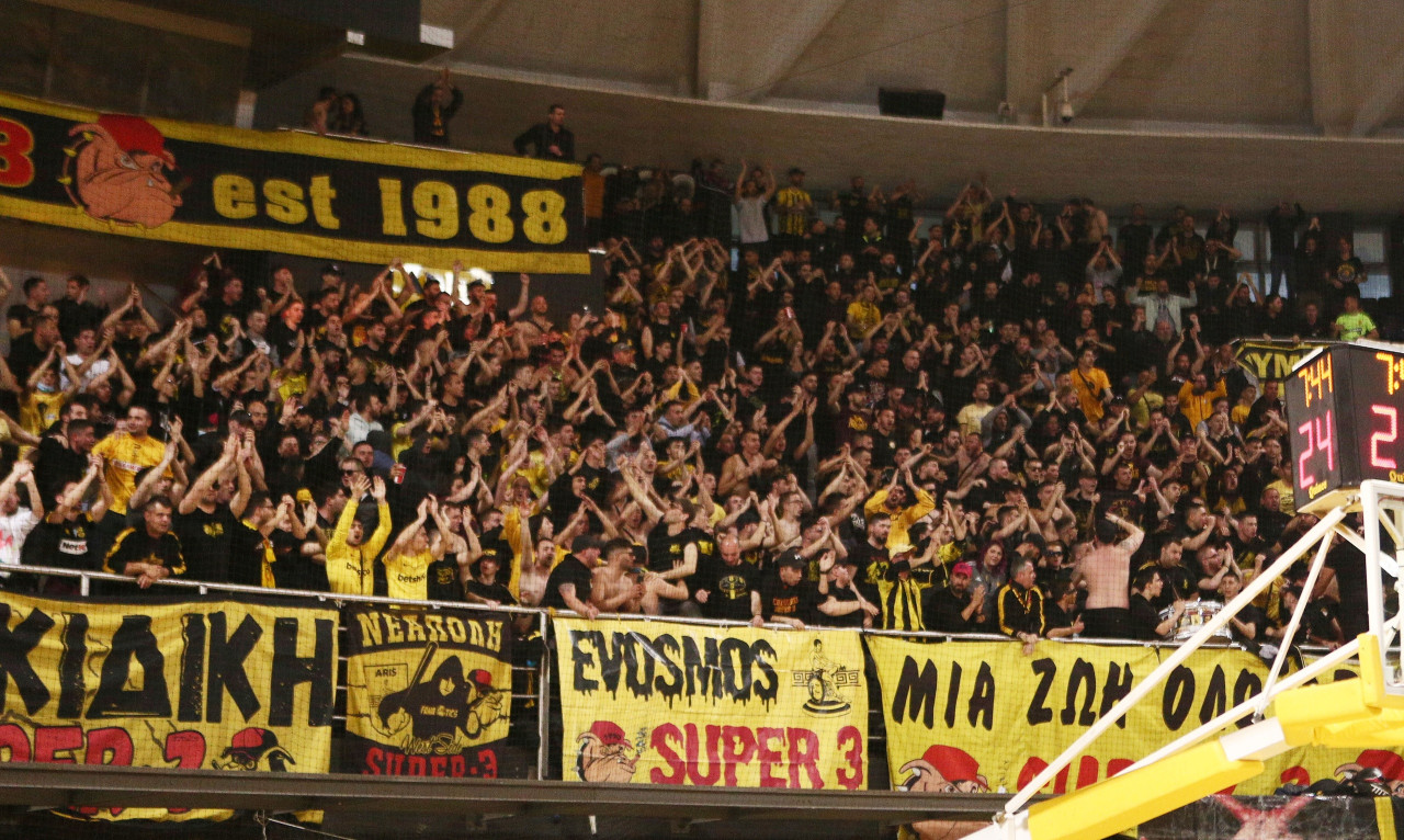 Άρης-ΠΑΟΚ: Ένταση και ολιγόλεπτη διακοπή (video+photos)