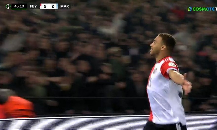 Το 3-2 στα 10'' η Φέγενορντ στη ματσάρα με Μαρσέιγ - Ισοφάρισε η Λέστερ τη Ρόμα! (videos)