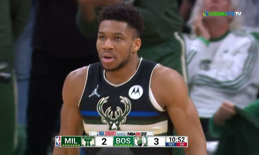 Γιάννης Αντετοκούνμπο: Το σαρωτικό ξεκίνημα στο Game 7 με τους Σέλτικς