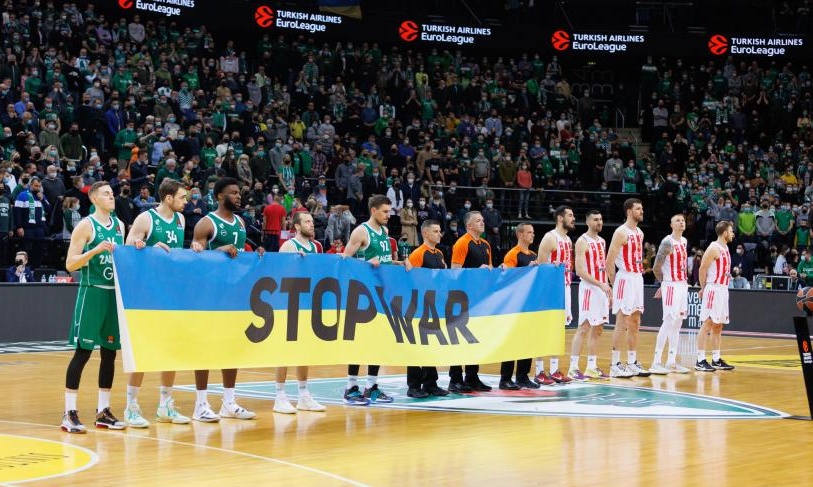Euroleague: Μείωσε το πρόστιμο στη Ζαλγκίρις για τη συμπαράσταση στην Ουκρανία