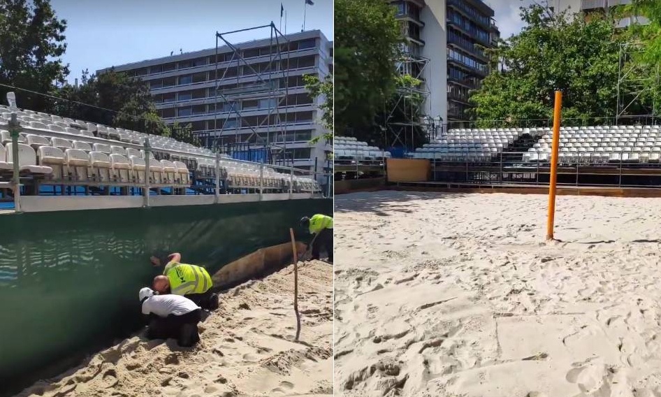 Beach Volley: Στρώθηκε με άμμο το Σύνταγμα για το Athens Golden Cup