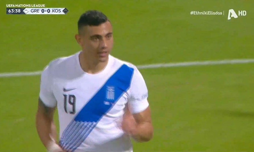 Ελλάδα-Κόσοβο: Άπιαστη κεφαλιά Γιακουμάκη και συγκινητική αφιέρωση στον Λημνιό (video)