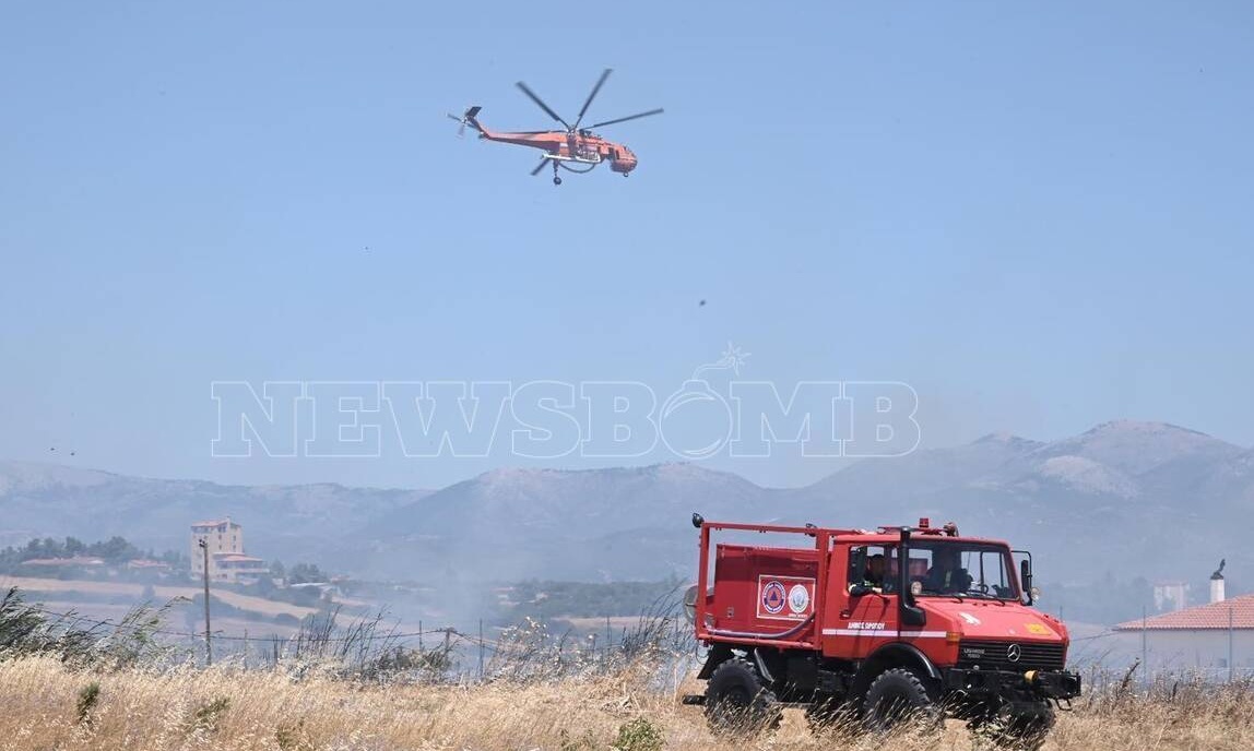 Φωτιά τώρα: Η εικόνα από τα πύρινα μέτωπα - Δύσκολη κατάσταση σε Σχηματάρι και Ηλεία