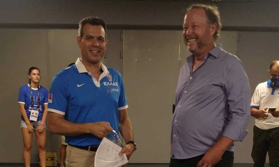 Ισπανία-Ελλάδα: Συναντήθηκαν Ιτούδης-Μπουντενχόλζερ στο Wizink Center (photo)