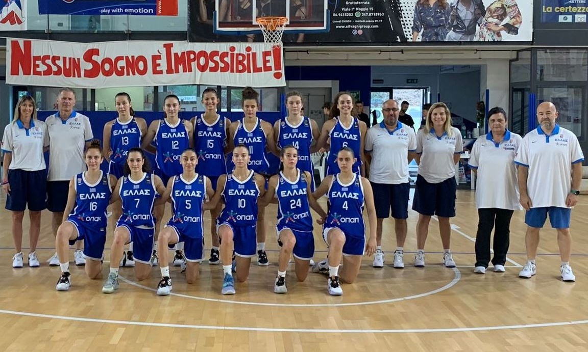 Ελλάδα-Βέλγιο 47-59: Ήττα για τις Κορασίδες