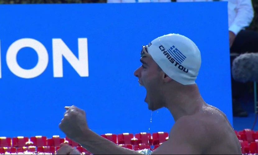 Ευρωπαϊκό υγρού στίβου: «Ασημένιος» στα 100μ. ύπτιο ο Χρήστου - Έχασε το χρυσό για 3 δέκατα (video)