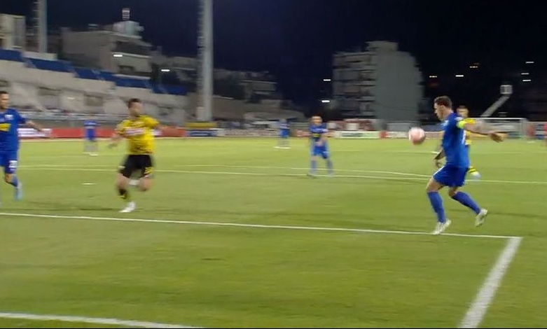 Λαμία-ΑΕΚ: Διόρθωσε το λάθος ο Τζαβέλλας - Πρώτη ευκαιρία με Ντε Βισέντι (video)