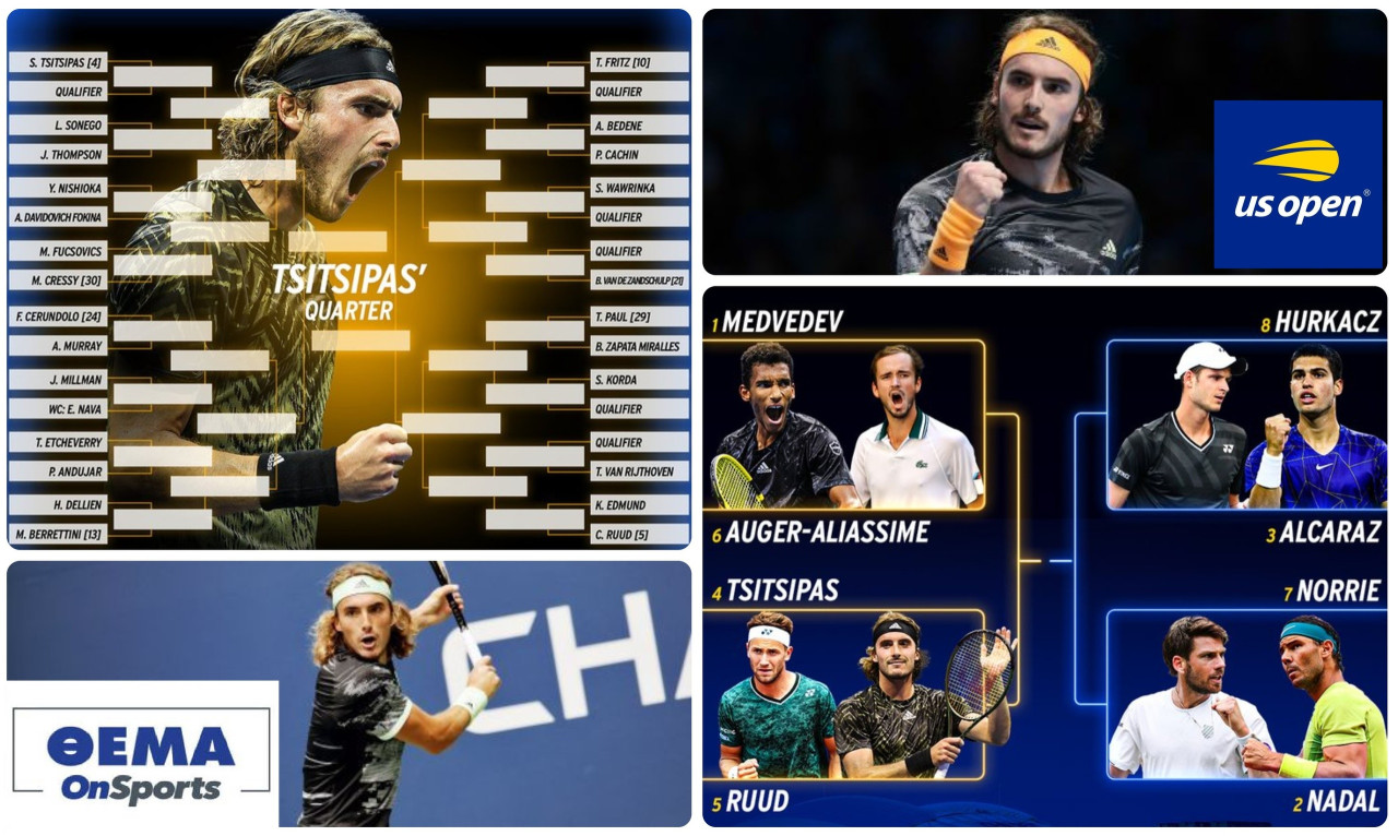 US Open: Το «παραμύθι» του Στέφανου Τσιτσιπά και ο «δράκος» της καριέρας του! (videos)