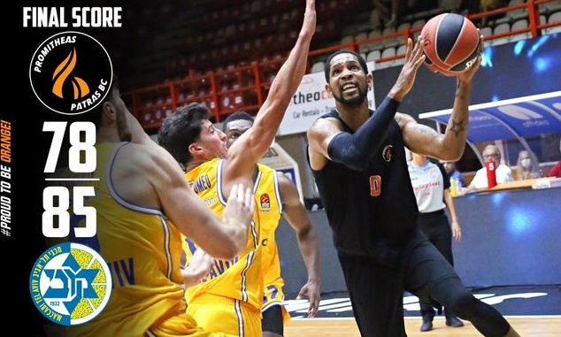 Προμηθέας-Μακάμπι Τελ Αβίβ 78-85: Έδειξε καλά στοιχεία παρά την ήττα