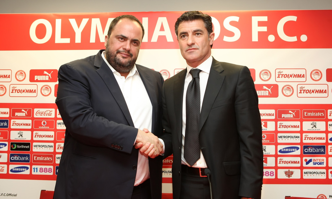 Ολυμπιακός: Ο Βαγγέλης Μαρινάκης παρουσιάζει τον Μίτσελ