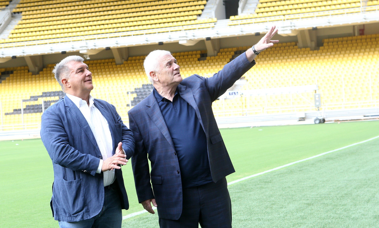 ΑΕΚ: Στην OPAP ARENA ο Λαπόρτα, φιλοξενούμενος του Μελισσανίδη (Photos)