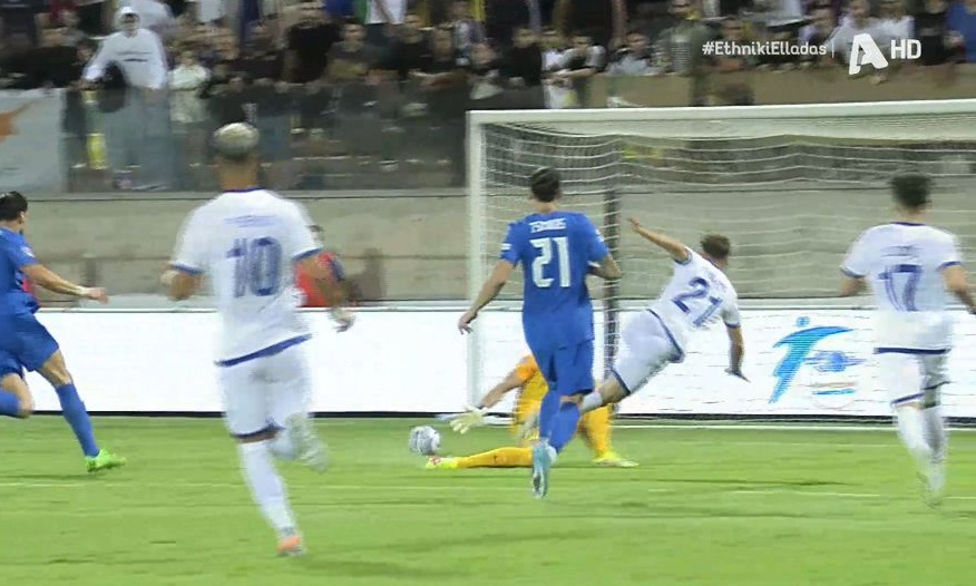 Κύπρος-Ελλάδα: Ο Τζιωνής το 1-0 - Αστόχησε ο Πέλκας, τρομερή απόκρουση ο Βλαχοδήμος (vids)
