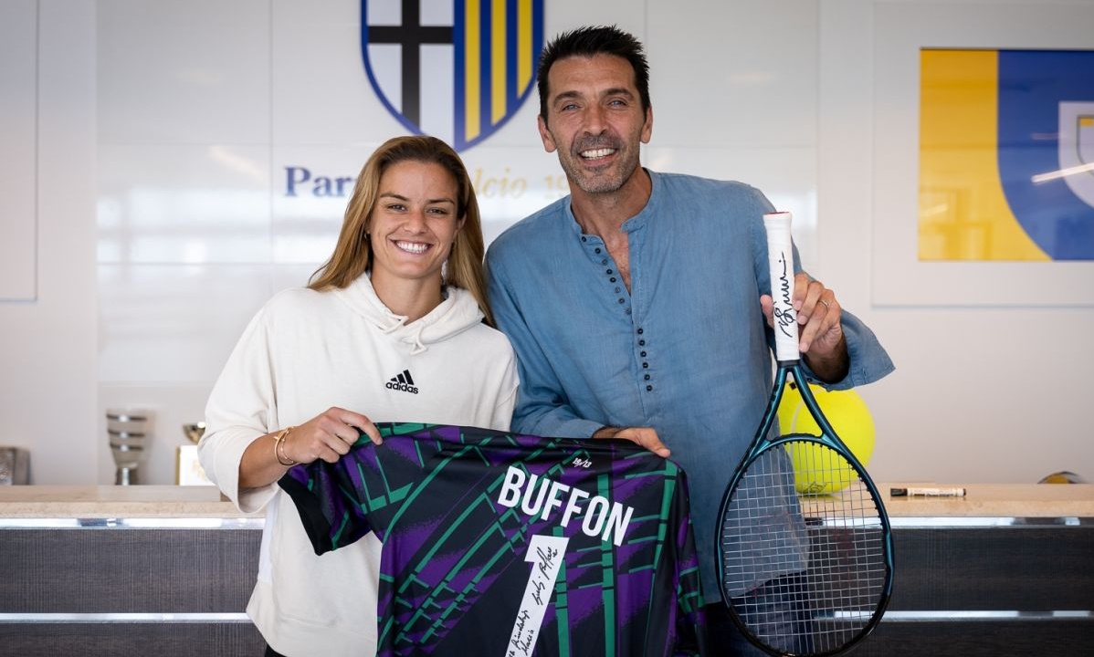 Μαρία Σάκκαρη: Η ιδιαίτερη συνομιλία με τον Μπουφόν στην Πάρμα - Συνάντησε και τον Ζαγαρίτη (pics)