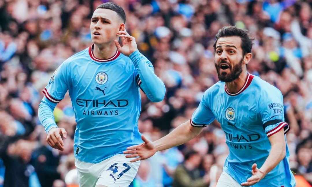 Τρομερό «πάρτι» από Χάαλαντ και Φόντεν - Τεσσάρα της Σίτι στο ημίχρονο κόντρα στην Γιουνάιτεντ