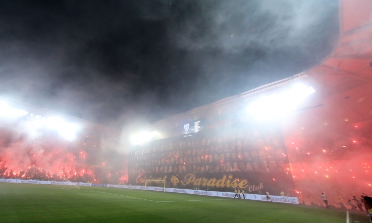 ΑΕΚ-Ιωνικός: Έγινε η νύχτα μέρα στην OPAP Arena - Συγκλονιστικό πανό, μαγική ατμόσφαιρα (vids+pics)