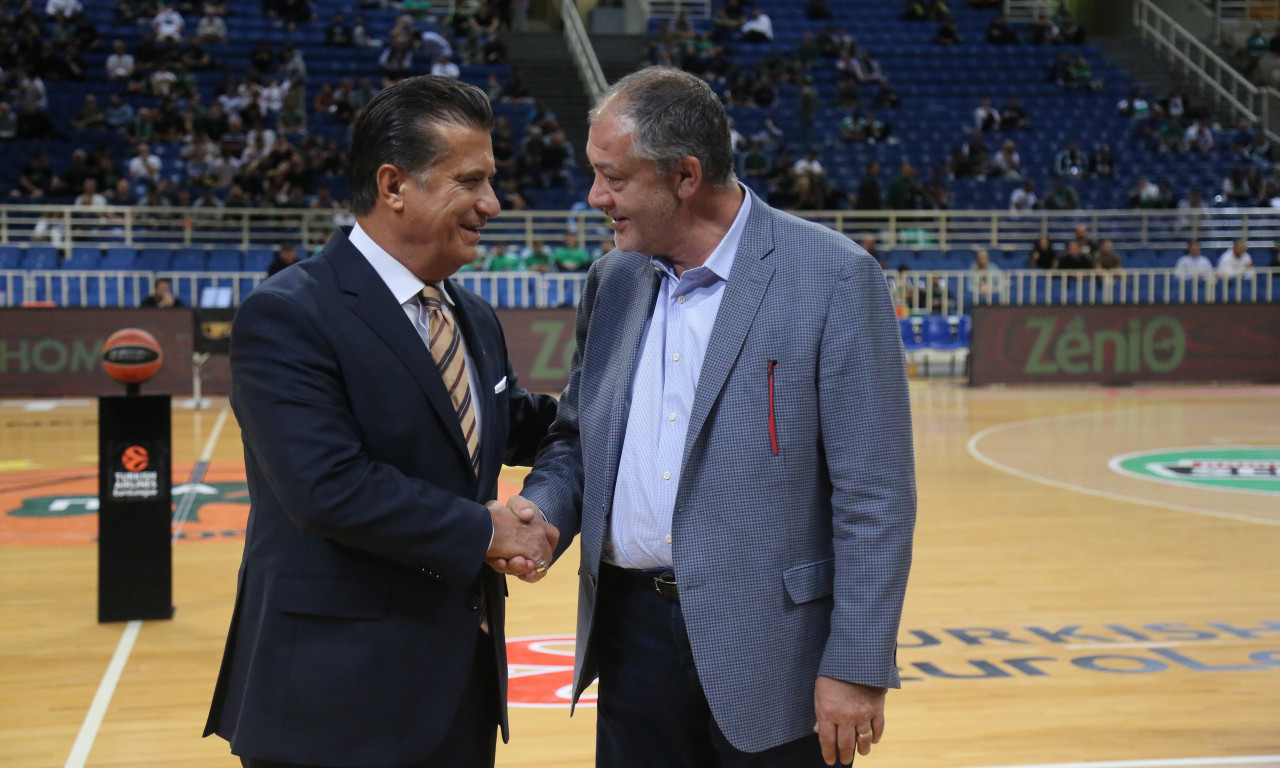 Παναθηναϊκός-Ρεάλ Μαδρίτης: Στο ΟΑΚΑ ο Γκλίκμαν - Τα είπε με Παρθενόπουλο (photos)