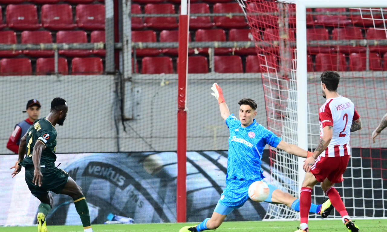 Ολυμπιακός-Καραμπάχ: Ο Οβούσου έκανε το 1-0 και πάγωσε το «Γ. Καραϊσκάκης» (video)