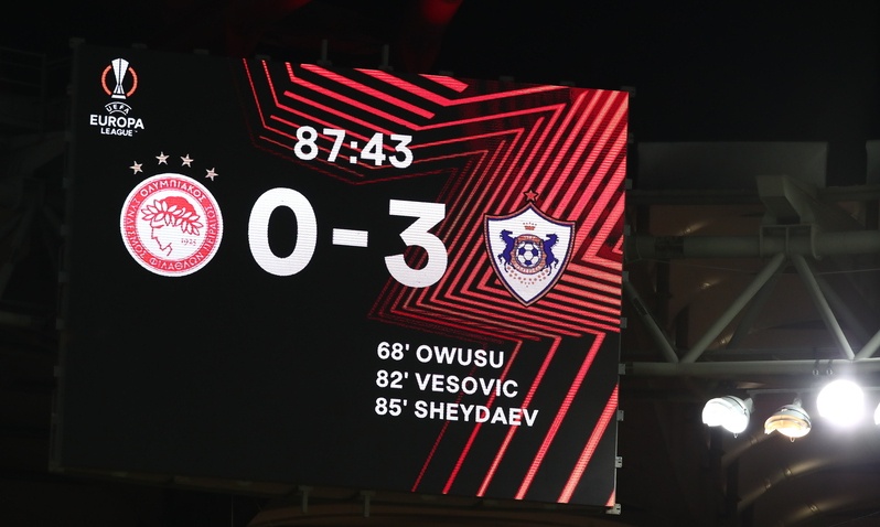 Ολυμπιακός-Καραμπάχ 0-3: Τα highlights από το νέο «ερυθρόλευκο» κάζο! (video)