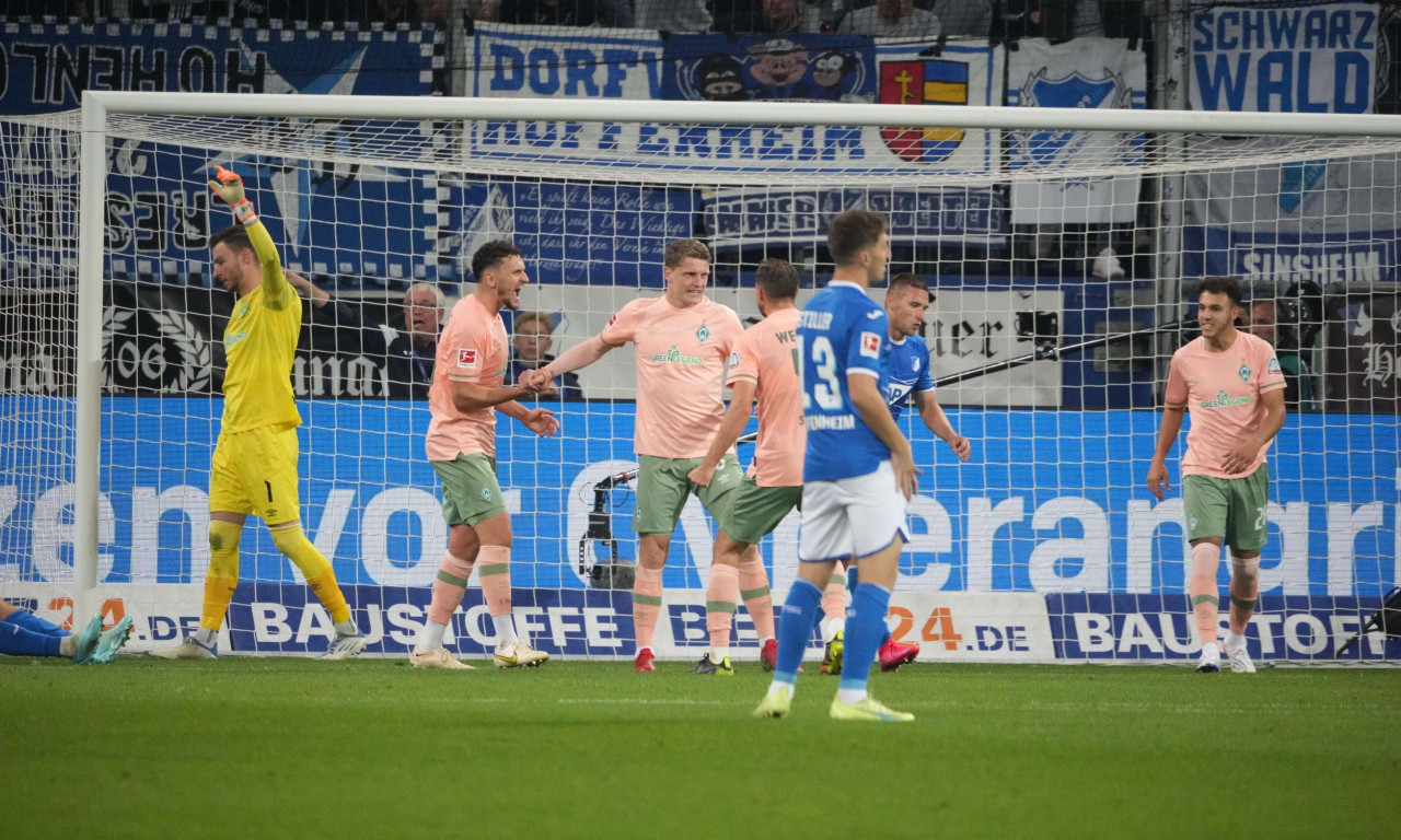 Bundesliga: «Διπλό» της Βέρντερ στην Χόφενχαϊμ