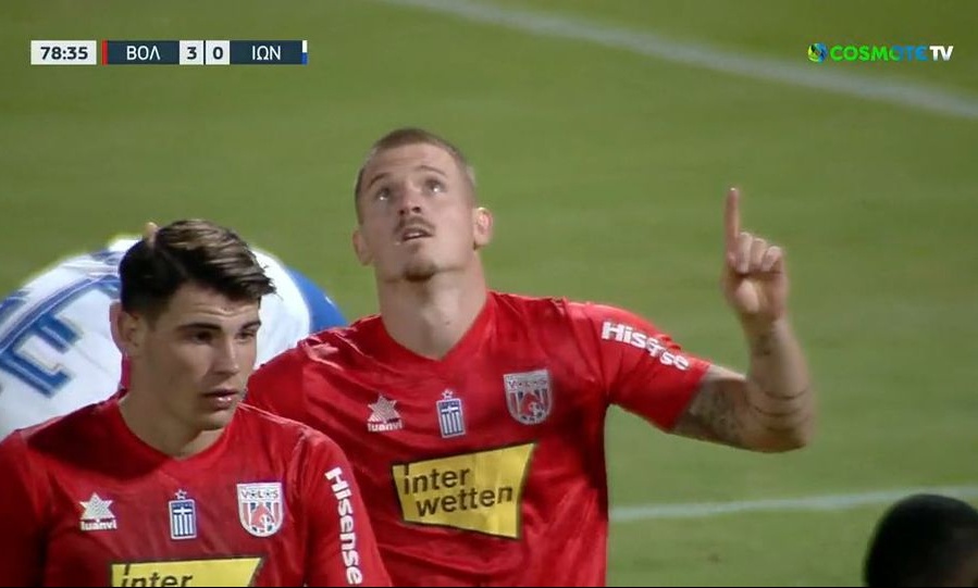 ΝΠΣ Βόλος-Ιωνικός: Μπήκε και σκόραρε αμέσως ο Οζέγκοβιτς (video)