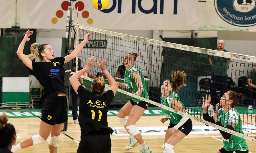 Volley League Γυναικών: Με αθηναϊκό ντέρμπι, ΑΕΚ-Παναθηναϊκός η 5η αγωνιστική