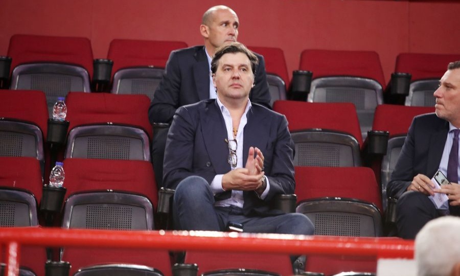 Στην Αθήνα ο Μποντιρόγκα, πήγε στο ΣΕΦ για το Ολυμπιακός-Παρτιζάν (photos)