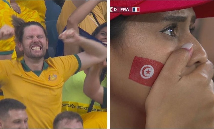 Μουντιάλ 2022: Απίθανο βίντεο με τις εναλλαγές συναισθημάτων σε Αυστραλία, Τυνησία (video)