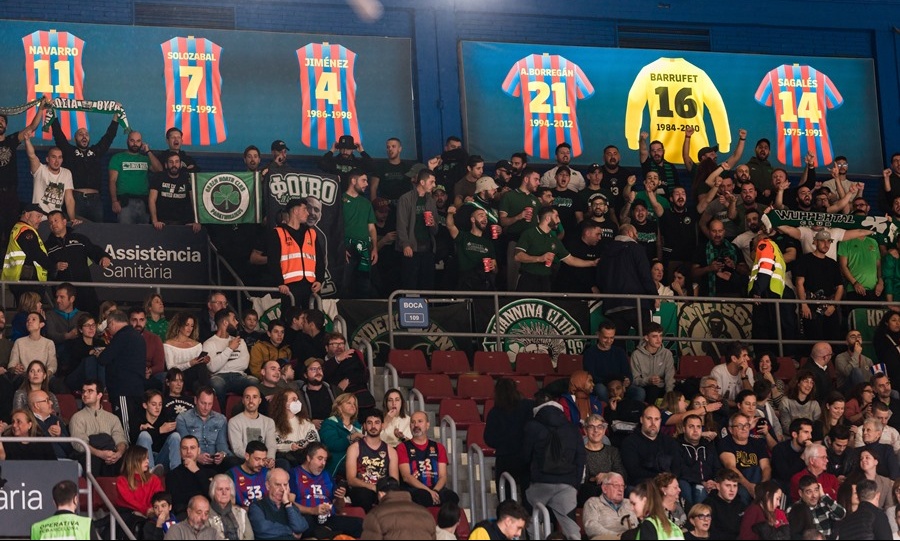 Μπαρτσελόνα - Παναθηναϊκός: Κάνουν... θόρυβο 200 «πράσινοι» οπαδοί (video)