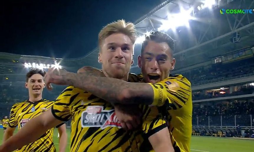 ΑΕΚ-Λαμία: Διαστάσεις στο σκορ από Λιβάι Γκαρσία και Φαν Βέερτ (vids)