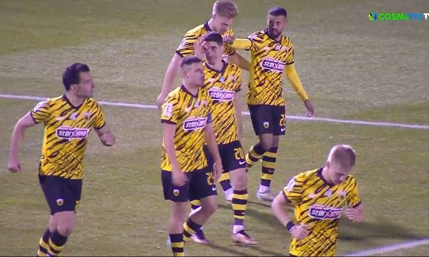 Πανσερραϊκός-ΑΕΚ: Ισοφάρισε ο Κατσαντώνης, άμεσα το 1-2 ο Μάνταλος! (video)