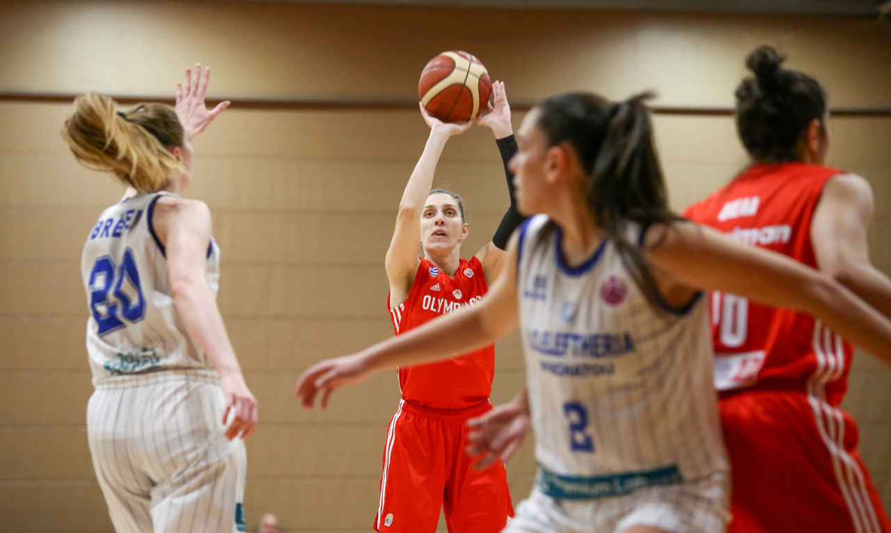 Μπάσκετ Γυναικών: Εύκολα ο Ολυμπιακός την Ελευθερία Μοσχάτου