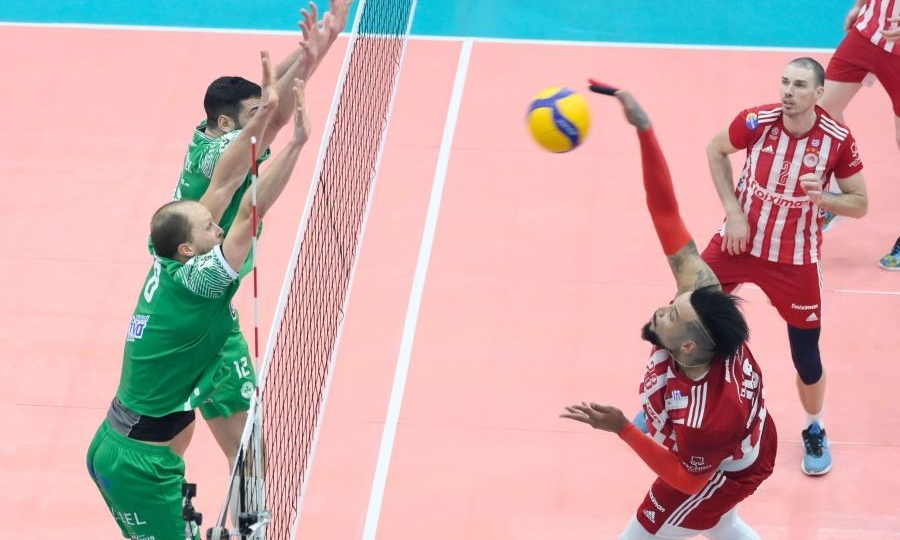 Ολυμπιακός - Παναθηναϊκός 3-2: «Κόκκινο» και το ντέρμπι της Volley League (video)
