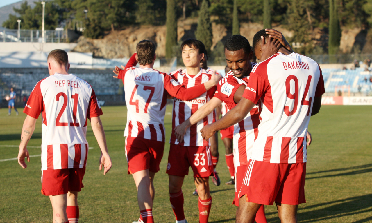Λαμία-Ολυμπιακός 0-3: «Μίλησε» η ποιότητά του πριν το ντέρμπι (Videos)