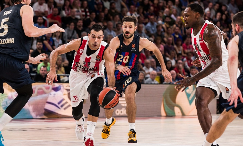 Ευρωλίγκα: Ντέρμπι κορυφής στο ΣΕΦ για Ολυμπιακό και Μπαρτσελόνα - Το πρόγραμμα