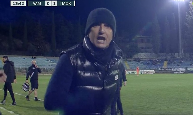 Λαμία - ΠΑΟΚ: Έκρηξη Λουτσέσκου μετά το χέρι που δεν είδαν διαιτητής και VAR (video)